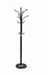 APPENDI ABITI IN METALLO CON GANCI BASE IN PIETRA 176H CM COLORE NERO 
