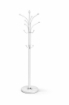 APPENDI ABITI IN METALLO CON GANCI BASE IN PIETRA 176H CM COLORE BIANCO