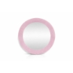 SPECCHIO ROTONDO IN VELLUTO CON GANCI PER APPENDERE DIMENSIONI 80X4.5CM - LINEA: GLOBO COLORE ROSA
