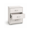 CASSETTIERA 3 CASSETTI IN LEGNO BIANCO CON PIANO D'APPOGGIO DIMENSIONI 50X40X64CM
