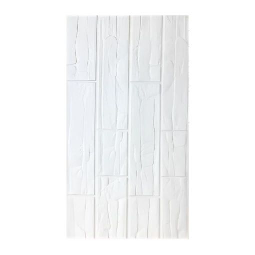 CARTA ADESIVA IN POLIETILENE EFFETTO PIASTRELLA 3D COLORE BIANCO DIMENSIONI 77X70 CM