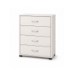 CASSETTIERA 4 CASSETTI IN LEGNO BIANCO CON PIANO D'APPOGGIO DIMENSIONI  68X40X82,5 H CM