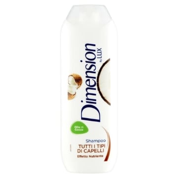 SHAMPOO DIMENSION AL COCCO 250 ML – CAPELLI MORBIDI E IDRATATI