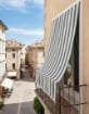 MEDITERRANEA TENDA DA SOLE 140 X 300 BIANCO/GRIGIO