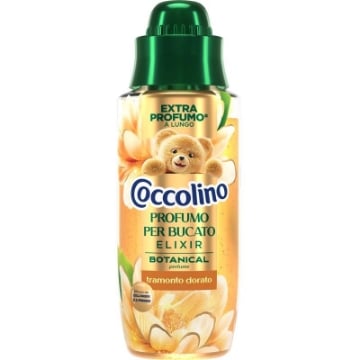 COCCOLINO BOTANICALS PROFUMA BUCATO 342 ML – PROFUMO INTENSO TRAMONTO DORATO