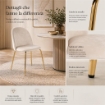 SEDIA IN VELLUTO BEIGE CON PIEDI IN METALLO COLOR ORO MISURE: 42X53,5X86,5/47 CM
