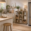LIBRERIA IN MDF ROVERE CON NOVE RIPIANI MISURE: 90X24X99 CM