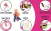 BICICLETTA BARBIE DA 12" CON ROTELLE IN COLORE BIANCO E ROSA PER BAMBINA