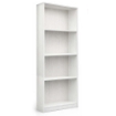 LIBRERIA MODERNA IN LEGNO BIANCO CON 4 RIPIANI DIMENSIONI 60X24X170 CM