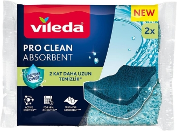 SPUGNA VILEDA PRO CLEAN VISCOSA X2