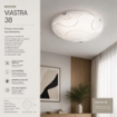 ONDA LAMPADA PLAFONIERA 1 LAMPADINA E27 30 CM ONDINA
