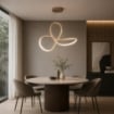 SMILLA LAMPADA A SOSPENSIONE LED DA 45W 4900 LM 4000K LUCE IN COLORE BIANCO