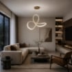 SMILLA LAMPADA A SOSPENSIONE LED DA 45W 4900 LM 4000K LUCE IN COLORE BIANCO