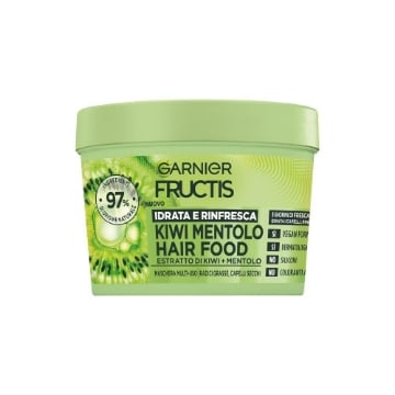 MASCHERA CAPELLI FRUCTIS HAIR FOOD KIWI 390 ML – TRATTAMENTO NUTRIENTE CAPELLI