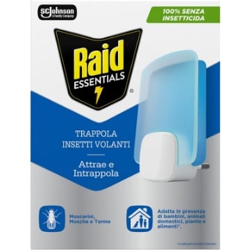 RAID ESSENTIAL BASE ELETTRICA + RICARICA – DIFESA EFFICACE DAGLI INSETTI