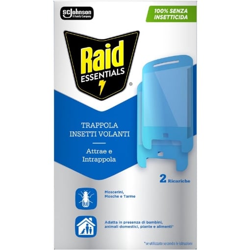 RAID ESSENTIAL RICARICA 2 PEZZI – TRAPPOLA CONTRO GLI INSETTI