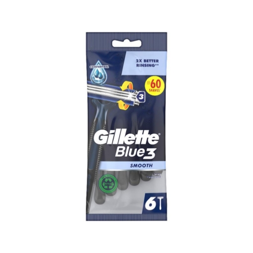 RASOIO GIL BLUE3 U/G X6 SMOOTH