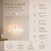 MELISSA LAMPADA SALISCENDI DA SOFFITTO E 27 1 LUCE 50 CM