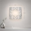 ROBERTA LAMPADA PLAFONIERA DA SOFFITTO E27 1 LUCE 30CM