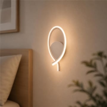 SMILLA APPLIQUE A  LED DA 8W 1000 LM 4000K IN COLORE BIANCO