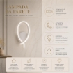 SMILLA APPLIQUE A  LED DA 8W 1000 LM 4000K IN COLORE BIANCO