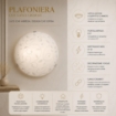 LENA LAMPADA PLAFONIERA 2 LAMPADINE E27 40 CM 