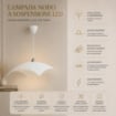 LAMPADA A SOSPENSIONE MARILENA 50X50 1XE27 MONTATURA CROMO-BIANCO VETRO LASTRA BIANCO Ø50-H21-L100 CM OKX