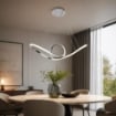 LAMPADA NODO A SOSPENSIONE CON LUCE LED 45W 4145LM 4500K IN COLORE BIANCO