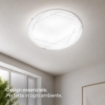 LETIZIA LAMPADA PLAFONIERA 1 LAMPADINA E27 30 CM TAGLI