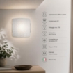 ZOE LAMPADA PLAFONIERA DA SOFFITTO E27 1 LUCE 30CM