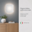 ZOE LAMPADA PLAFONIERA DA SOFFITTO E27 1 LUCE 30CM