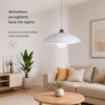 CLARA LAMPADA SOSPENSIONE DA SOFFITTO E27 1 LUCE 50 CM