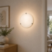 DUNA LAMPADA PLAFONIERA DA SOFFITTO E27 1 LUCE 40CM BIANCA