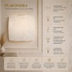 CORINNA LAMPADA PLAFONIERA DA SOFFITTO E27 2 LUCI 40CM