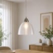 CARLA SOSPENSIONE E27 1 LUCE 20CM TRASPARENTE