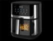 AKAI FRIGGITRICE AD ARIA 7,5 LITRI 1600 W CON DISPLAY DIGITALE TOUCH LED TECNOLOGIA AIR BLAST - CESTELLO E MANIGLIA 80-200 °C 