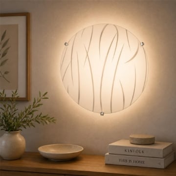 LEO LAMPADA PLAFONIERA 1 LAMPADINA  E27 30 CM 