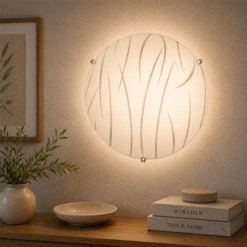 LEO LAMPADA PLAFONIERA 1 LAMPADINA  E27 30 CM 