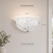 LENA LAMPADA APPLIQUE 1 LAMPADINA E27 30 CM 