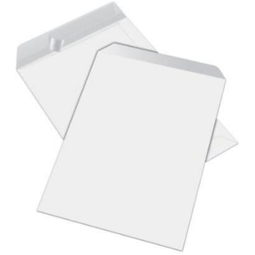 20 BUSTE DA LETTERA A SACCO CON STRISCIA ADESIVA 23 X 33 CM BIANCA