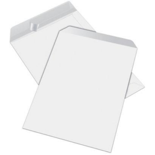 20 BUSTE DA LETTERA A SACCO CON STRISCIA ADESIVA 23 X 33 CM BIANCA