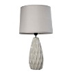 LAMPADA DA TAVOLO CON BASE IN CERAMICA 34X34X62,5 IN COLORE TORTORA 
