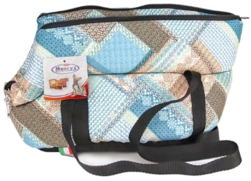BORSA PORTATILE SEMIRIGIDA PER ANIMALI CANE GATTO 35 X 20 X 20 CM 
