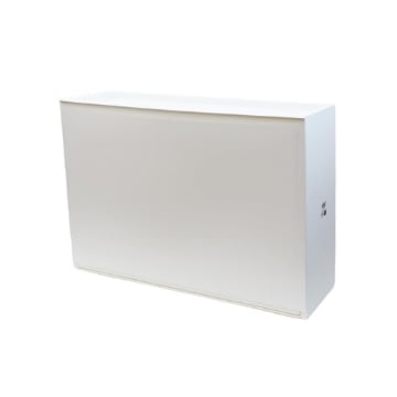 SCARPIERA IN PROPILENE BIANCO 51 X 17 X H39 CM COMPONIBILE IMPILABILE