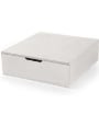 MAURY'S CASSETTO ORGANIZER IN LEGNO CON DIVISORI PER OGGETTI  PRODOTTO 32P X 29L X 10H CM BIANCO
