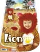 COSTUME CARNEVALE LION IL LEONCINO NEONATI 12-18 MESI 92 CM 