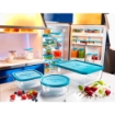 SET 3 CONTENITORI FRIGOVERRE CON COPERCHIO 19 CM, 10 CM, 15 CM