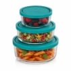 SET 3PZ CONTENITORI ROTONDI FRIGOVERRE  CON COPERCHIO - 12 CM, 15 CM, 18 CM