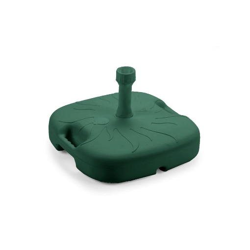 SUPPORTO BASE OMBRELLONE DA GIADINO IN PP 45 X 45 X 16 CM COLORE VERDE