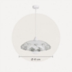 BRIGIDA LAMPADA SOSPENSIONE DA SOFFITTO E27 1 LUCE 42 CM